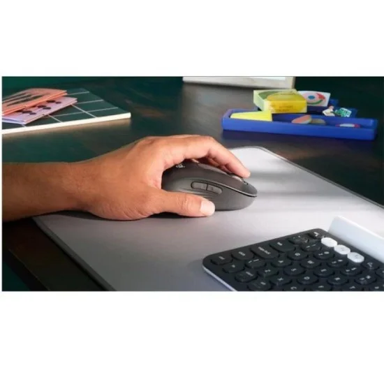 Logitech Signature M650 Wireless Mouse (L Size) - Graphite (Left Hand)